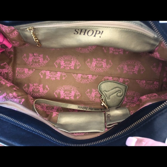 RARE Juicy Couture Leather Purse - Picture 3 of 3